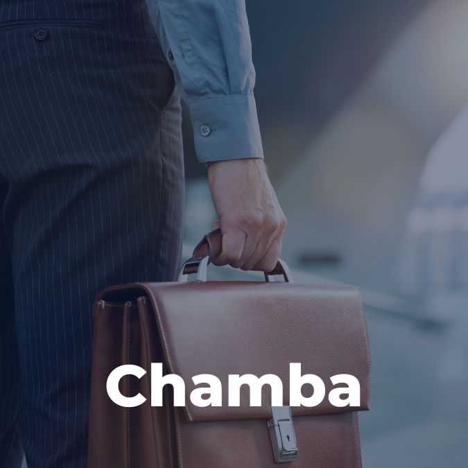 Chamba slang graphic  for Spanish from Mexico meaning job