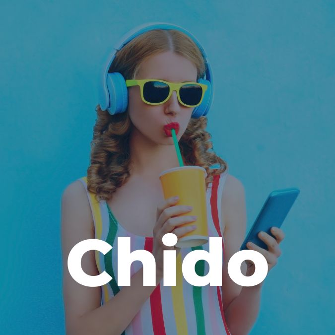 chido slang graphic in Spanish for cool