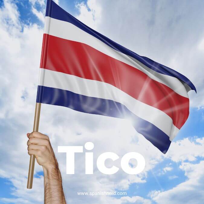 Tico - Slang for a Costa Rican in Costa Rican Spanish 
